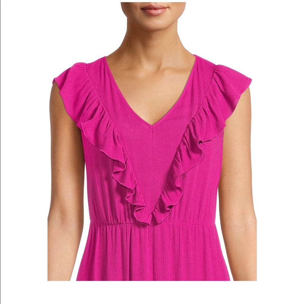 New with tags! Time and Tru Woven Ruffle Dress - Picture 4 of 8